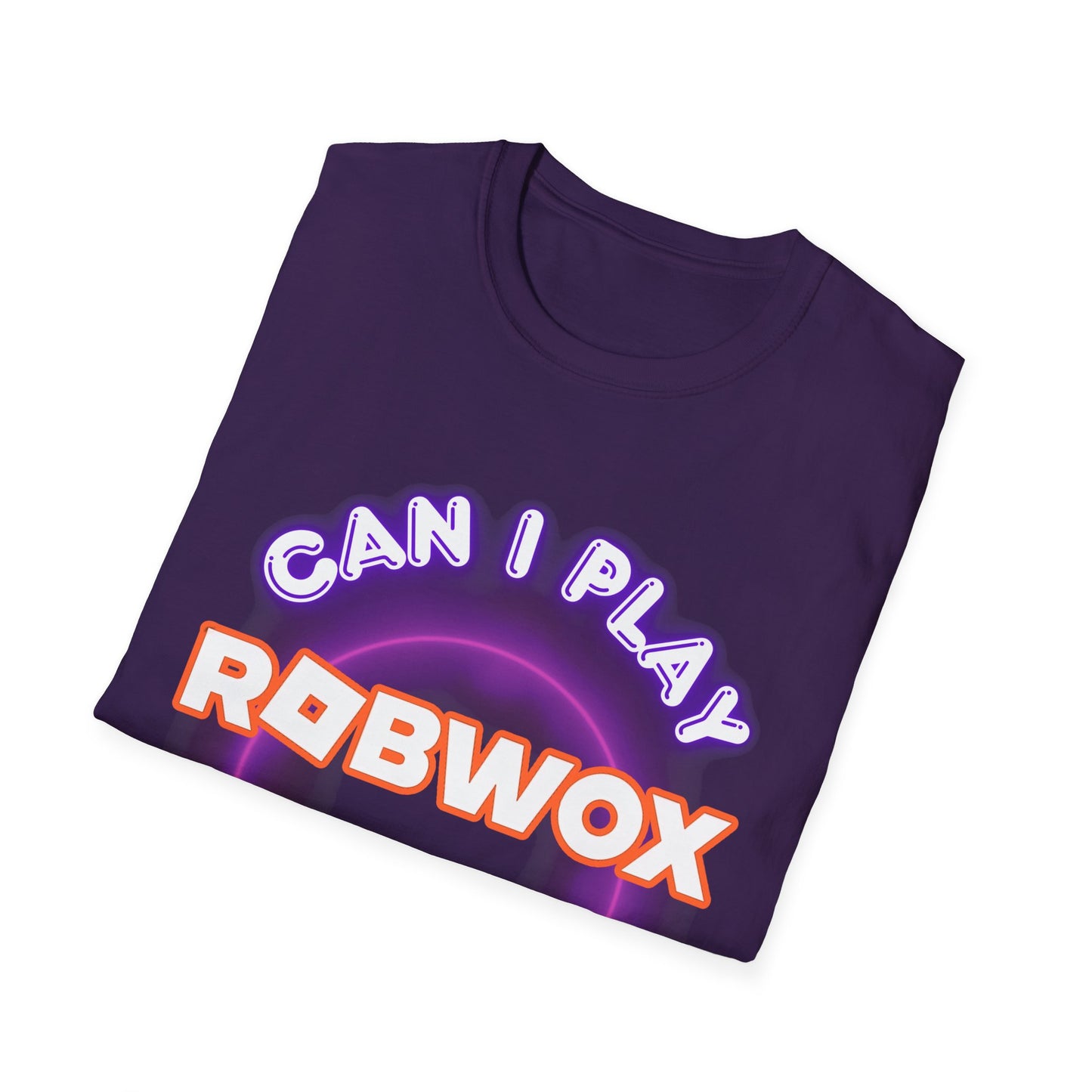 "Can I Play Robwox, Pwease Daddy?" - Gildan 64000 Unisex Half Sleeve T-Shirt