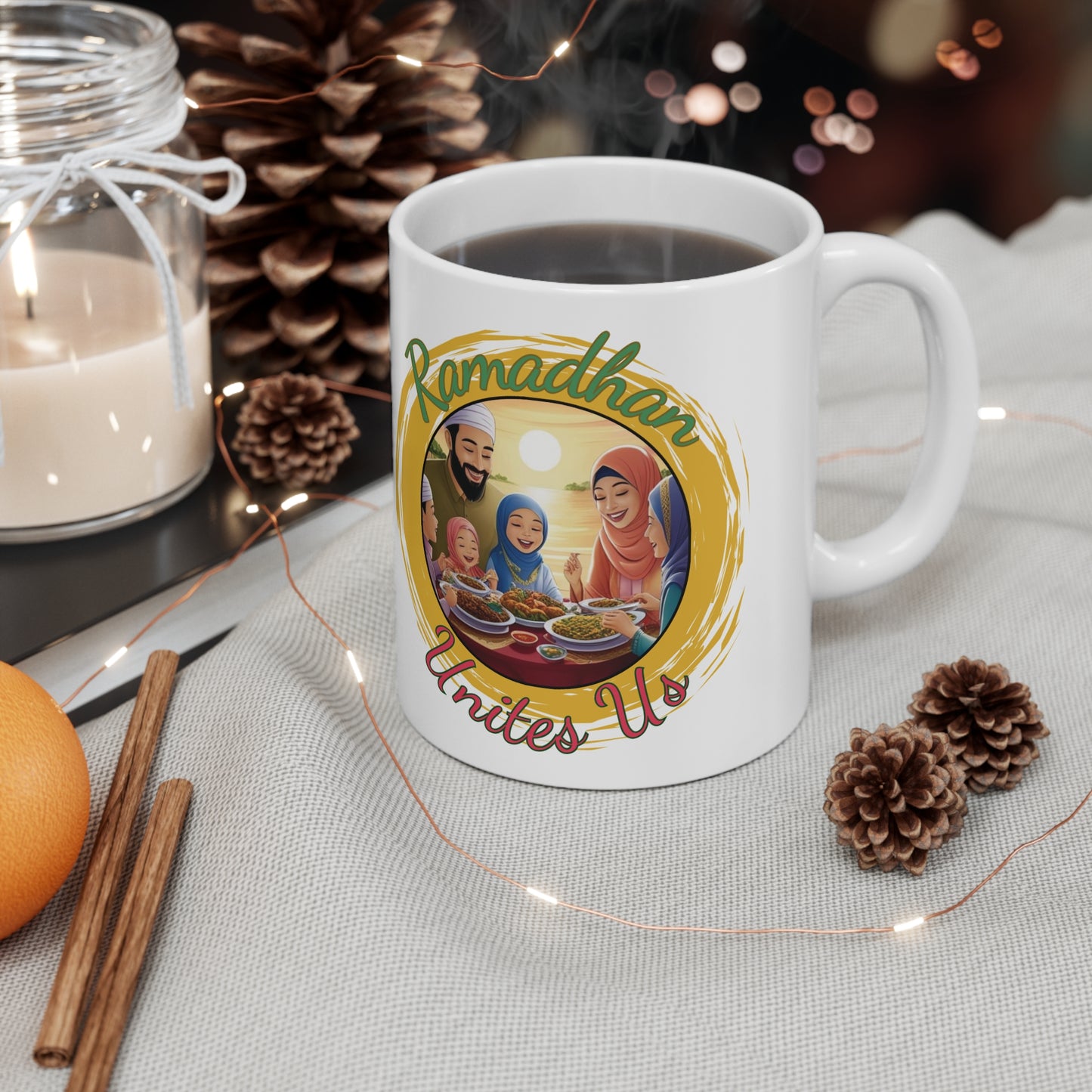 "Ramadhan Unites Us" - Ceramic Mugs 11oz / 0.33L & 15oz / 0.44L