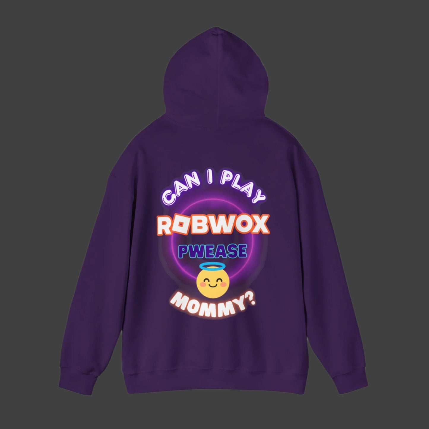 "Can I Play Robwox Please Mommy?" - Gildan 18500 Unisex Hoodie "Robwox Edition"