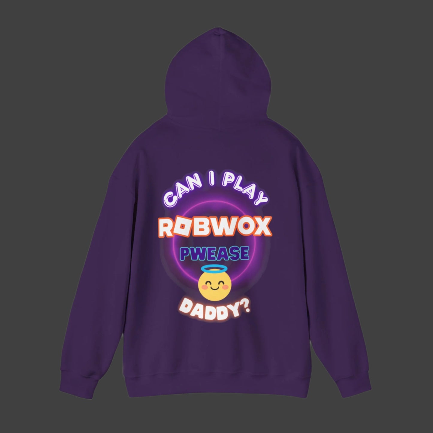 "Can I Play Robwox Pwease Daddy?" - Gildan 18500 Unisex Hoodie "Robwox Edition"