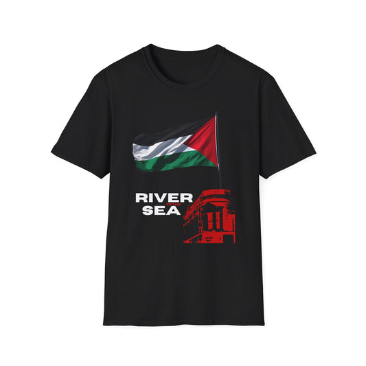 River Sea Unisex Softstyle T-Shirt – Graphic Tee for Casual Outings, Travel, Gift, Sport, Festivals