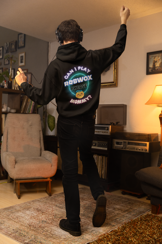 "Can I Play Robwox Please Mommy?" - Gildan 18500 Unisex Hoodie "Robwox Edition"